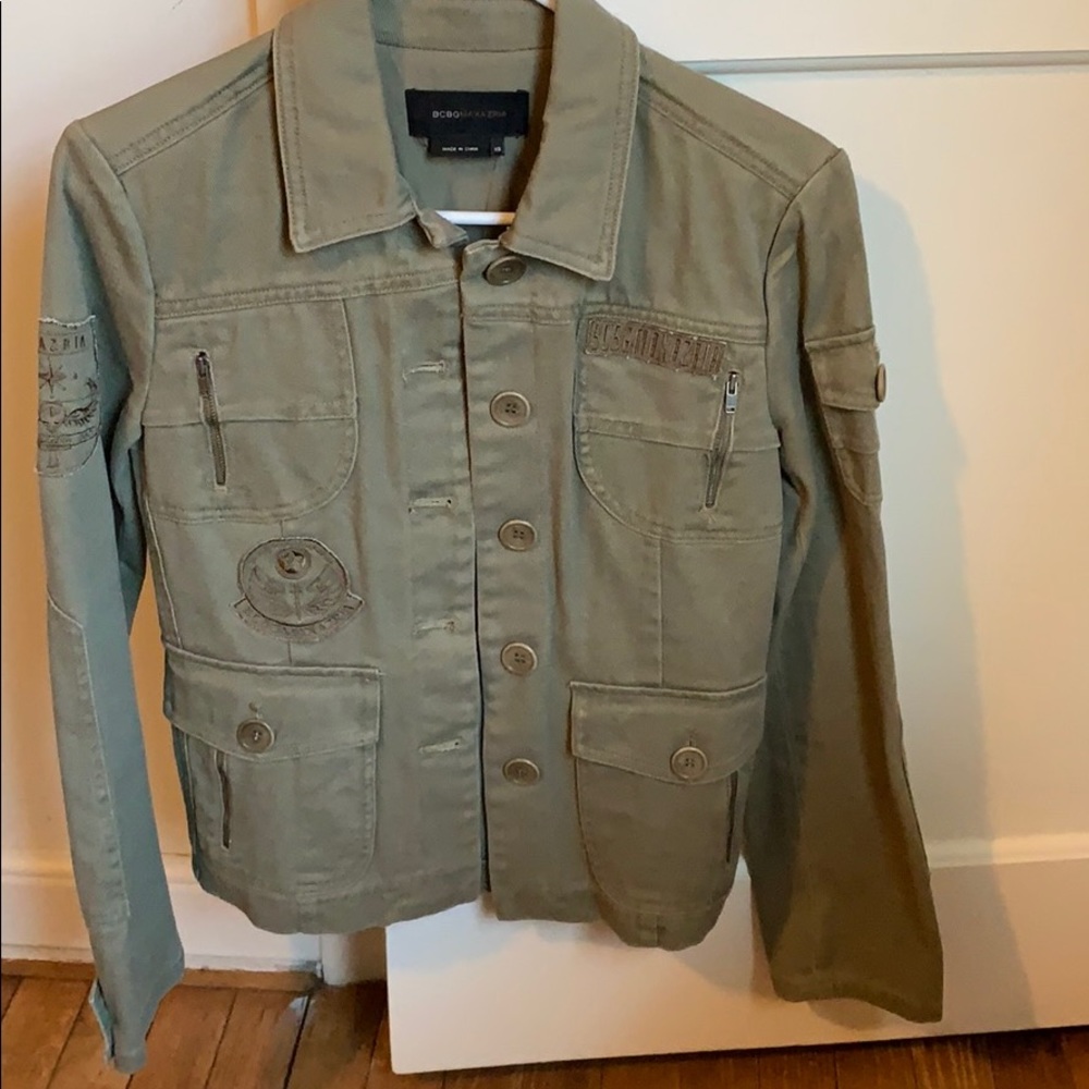 BCBG army style jacket